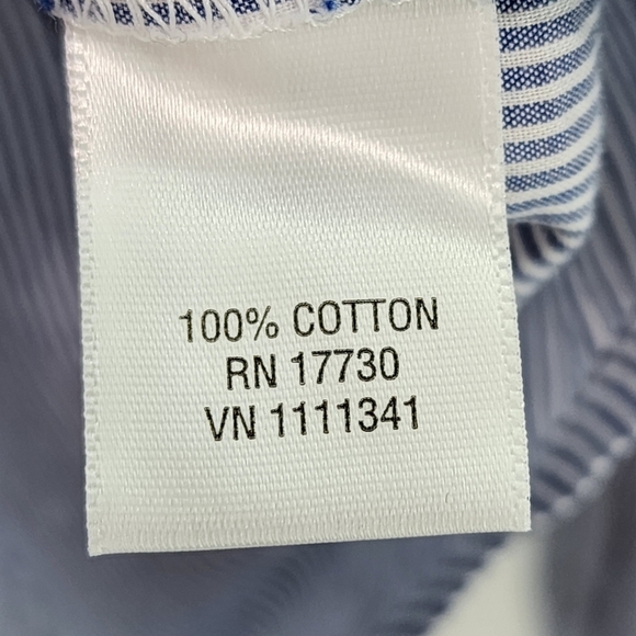 Converse One Star Women's Cotton Stripes Button Front Pocket Shirt - S - Picture 7 of 7